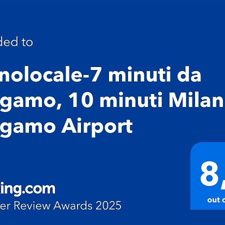 Monolocale-7 Minuti Da Bergamo, 10 Minuti Milan Bergamo Airport Daire Gorle Dış mekan fotoğraf