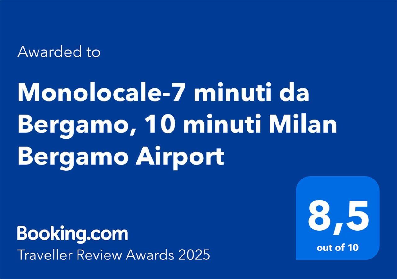 Monolocale-7 Minuti Da Bergamo, 10 Minuti Milan Bergamo Airport Daire Gorle Dış mekan fotoğraf
